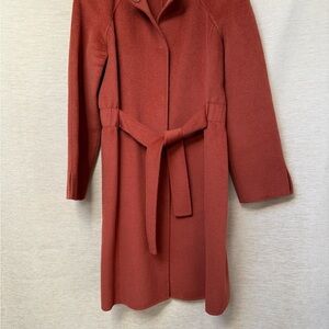 St. John Terracotta Belted Coat size S